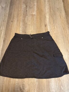 Kuhl Casual Charcoal Grey Women's A-Line Cargo Pocket Skort
